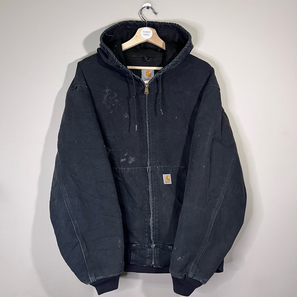 Carhartt Black Hooded Jacket